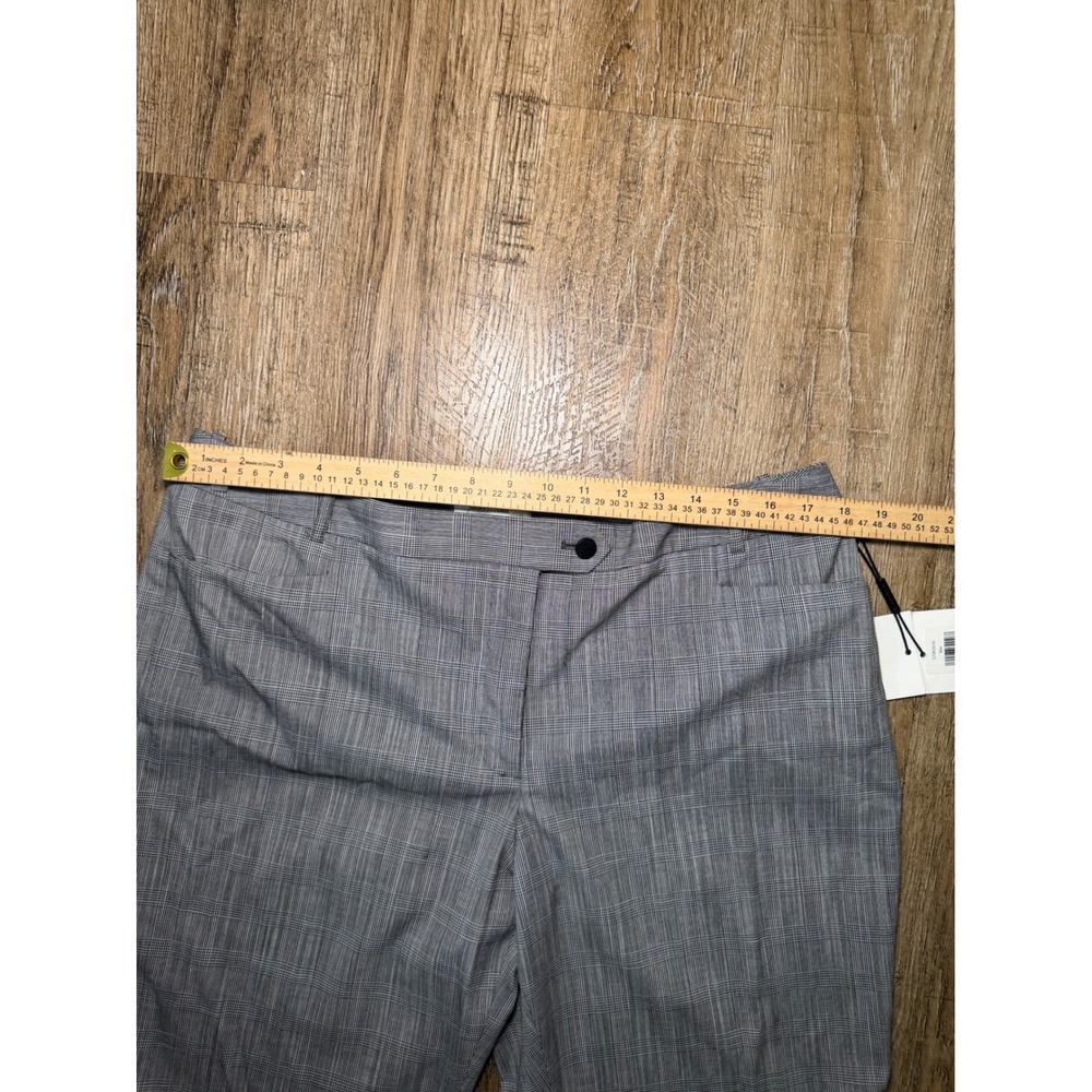 Calvin Klein Grey Glen Plaid Modern Fit Dress Pants‎ Trousers Size 14 NWT - Picture 9 of 11